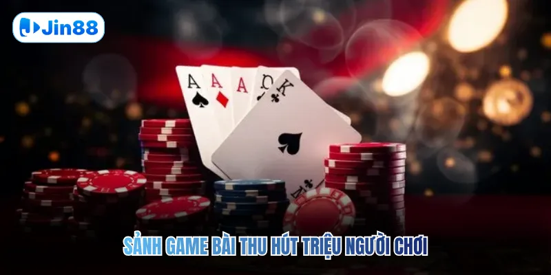 Sảnh game bài thu hút triệu người chơi