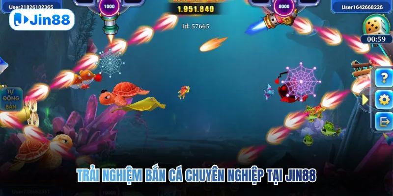 Trải nghiệm bắn cá chuyên nghiệp